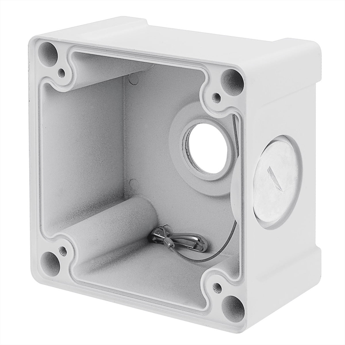 VIVOTEK AM-719 Anschlussdose – Aluminium, 122 × 122 × 63 mm – für IB9365-EHT, IB9365-HT, IB9367-EHT und andere