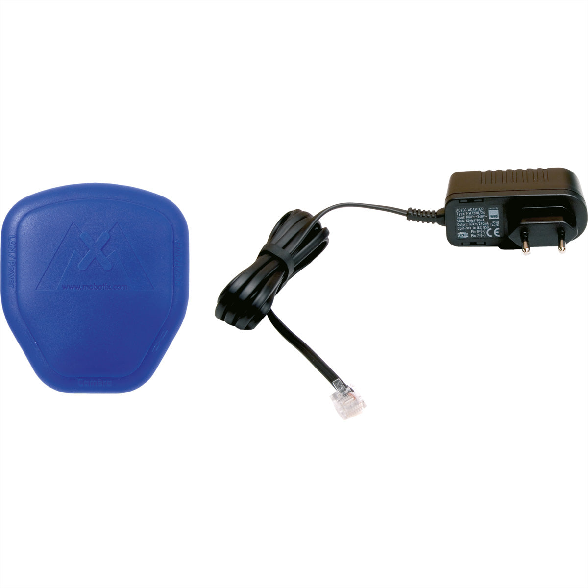 Mobotix Power-Adapter PoE-Injektor – 802.3af – RJ45×3, schwarz – für Mobotix-Kameras (ohne M1/M10/D10) und Mx2