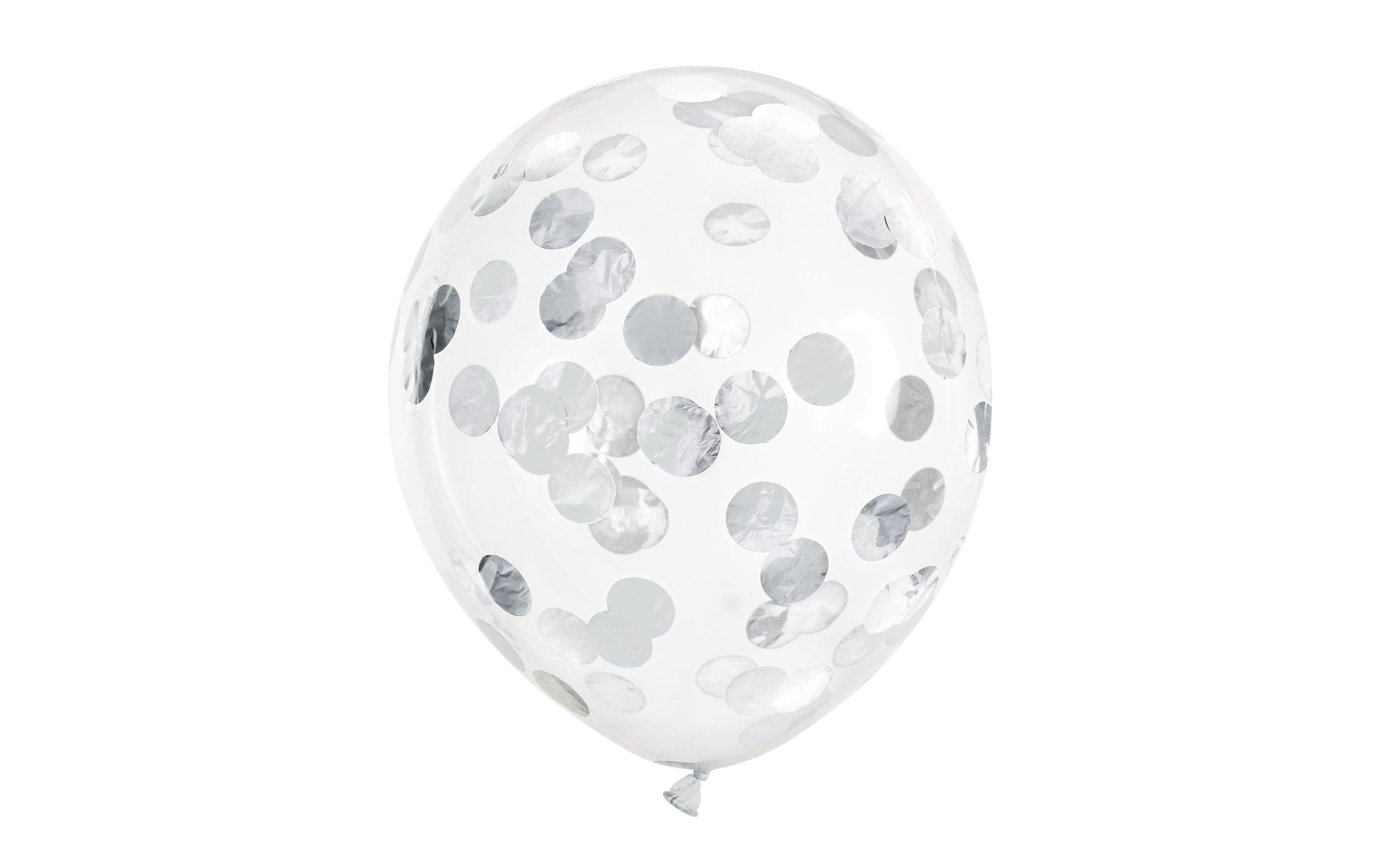 PartyDeco Hochzeitsluftballons – transparent – Ø 30 cm – Latex – 6 Stk