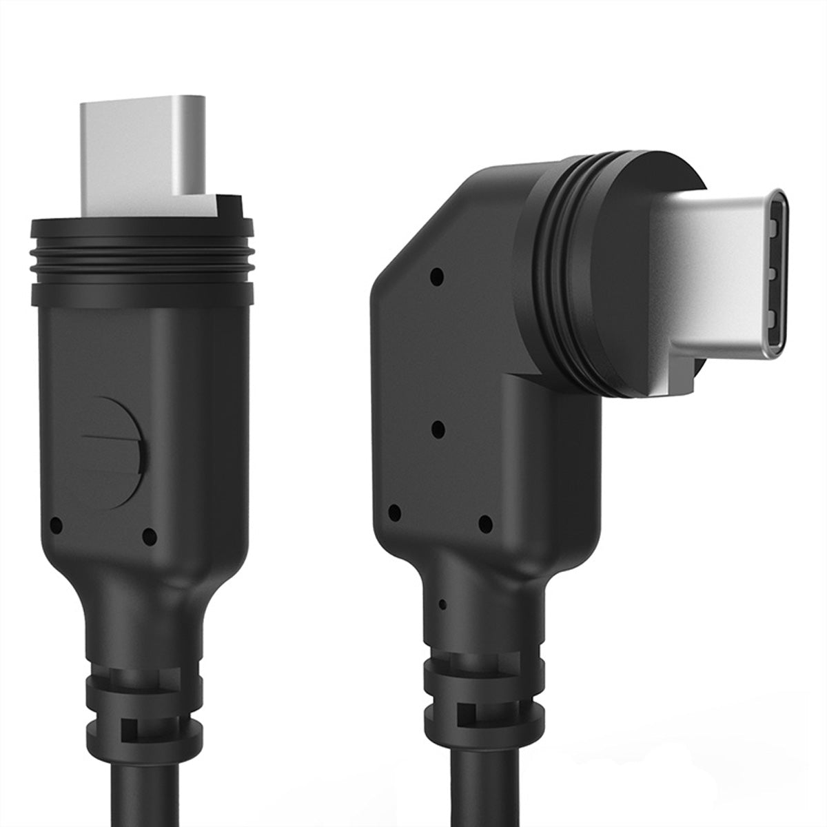 Mobotix USB-C auf USB-C Kabel – 1 m – gerade/abgewinkelt – Schwarz – für S74, S7x