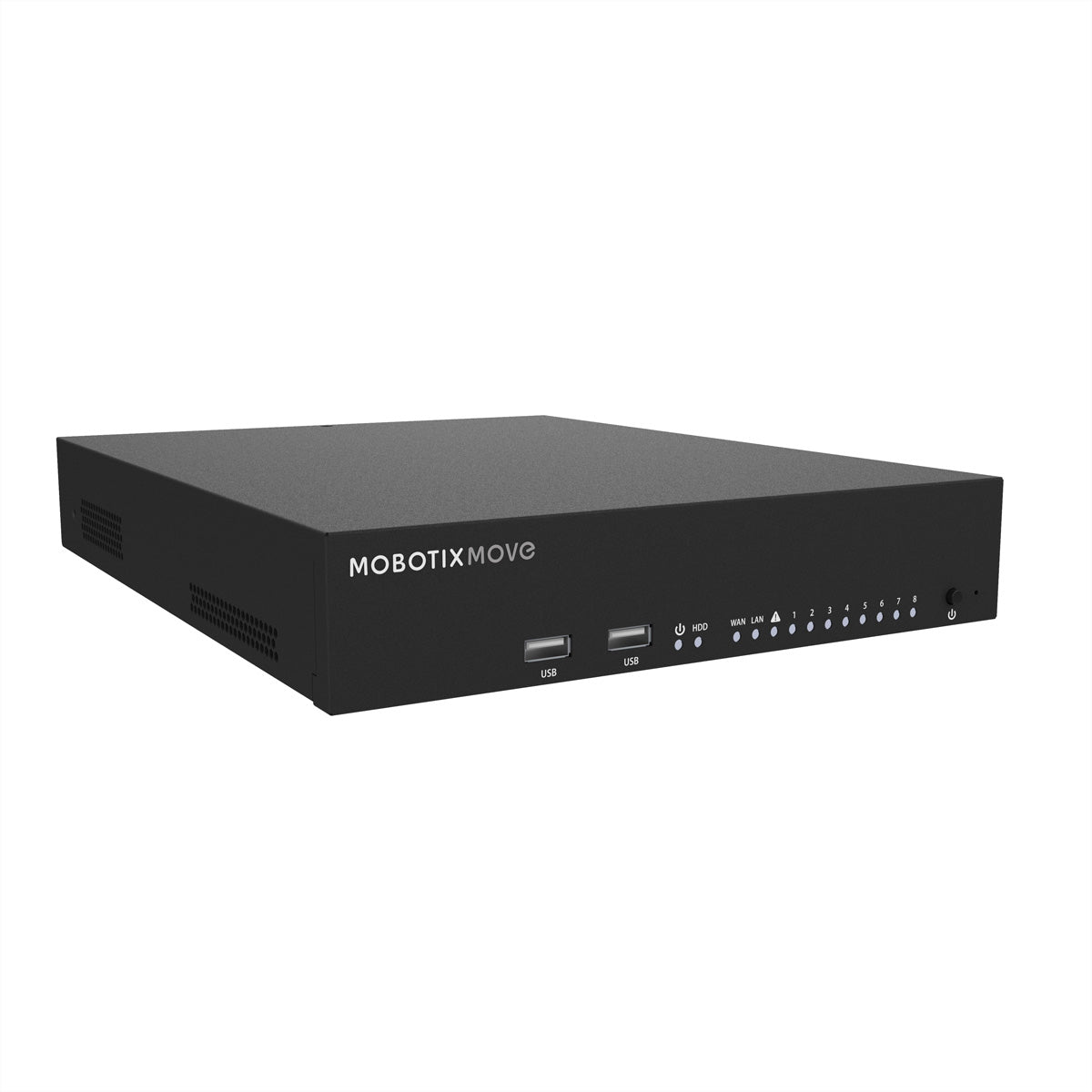 Mobotix MOVE NVR – 12-Kanal – 8× PoE, 160 Mbps – 2× 3,5" SATA