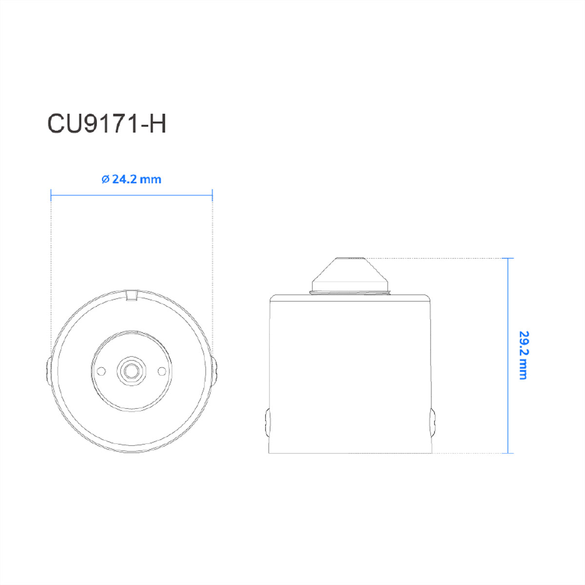 VIVOTEK CU9171-H Bullet – 4MP – 3,7 mm – Indoor