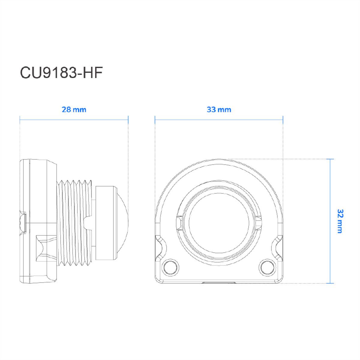 VIVOTEK CU9183-HF Fisheye – 5MP – 180° – Innen