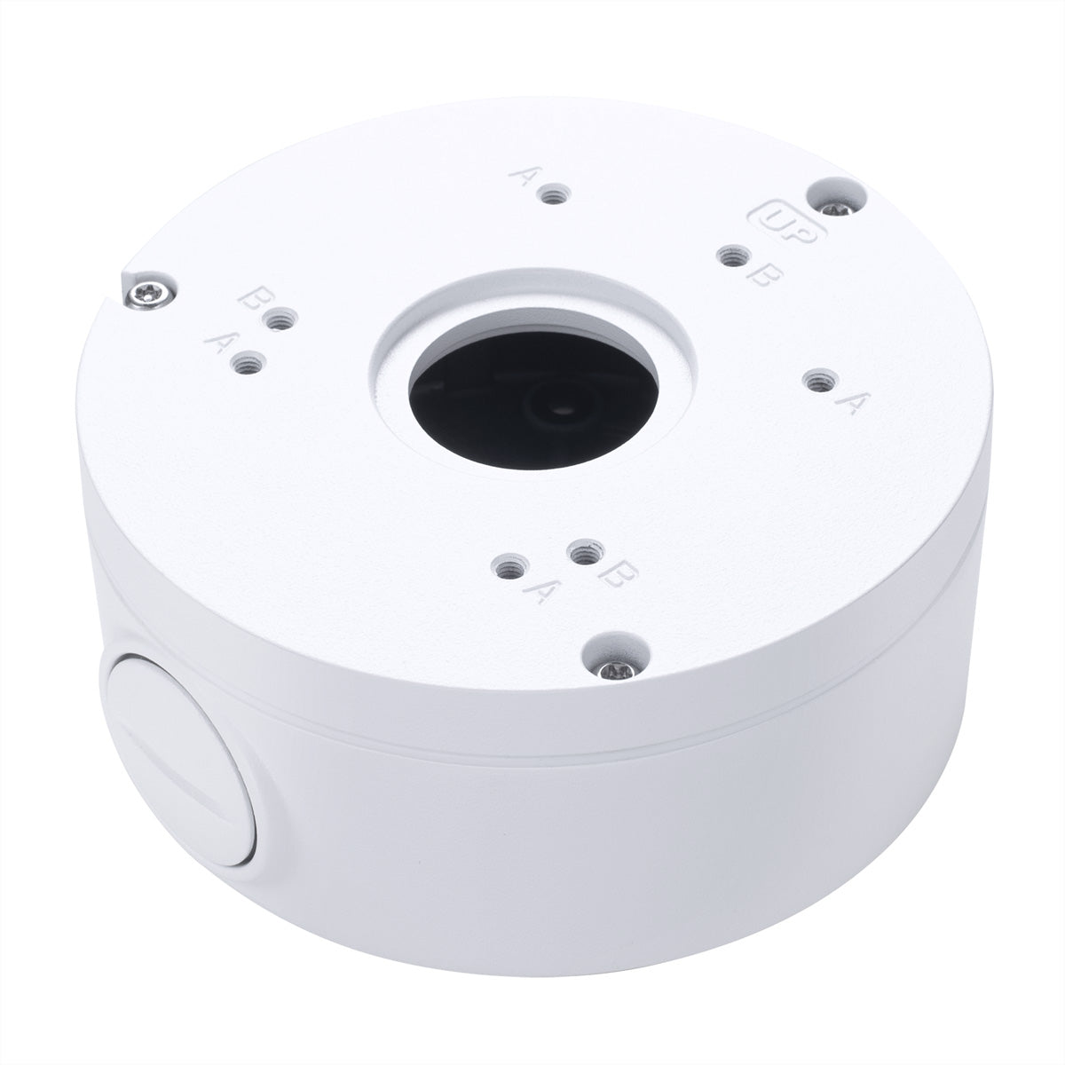 VIVOTEK AM-71K Anschlussdose – Ø 110 × 48 mm – für IB9399‑EH(T)V, IB9389‑EH(T)V‑V3, IB9383‑H(T)V u. a. – grau