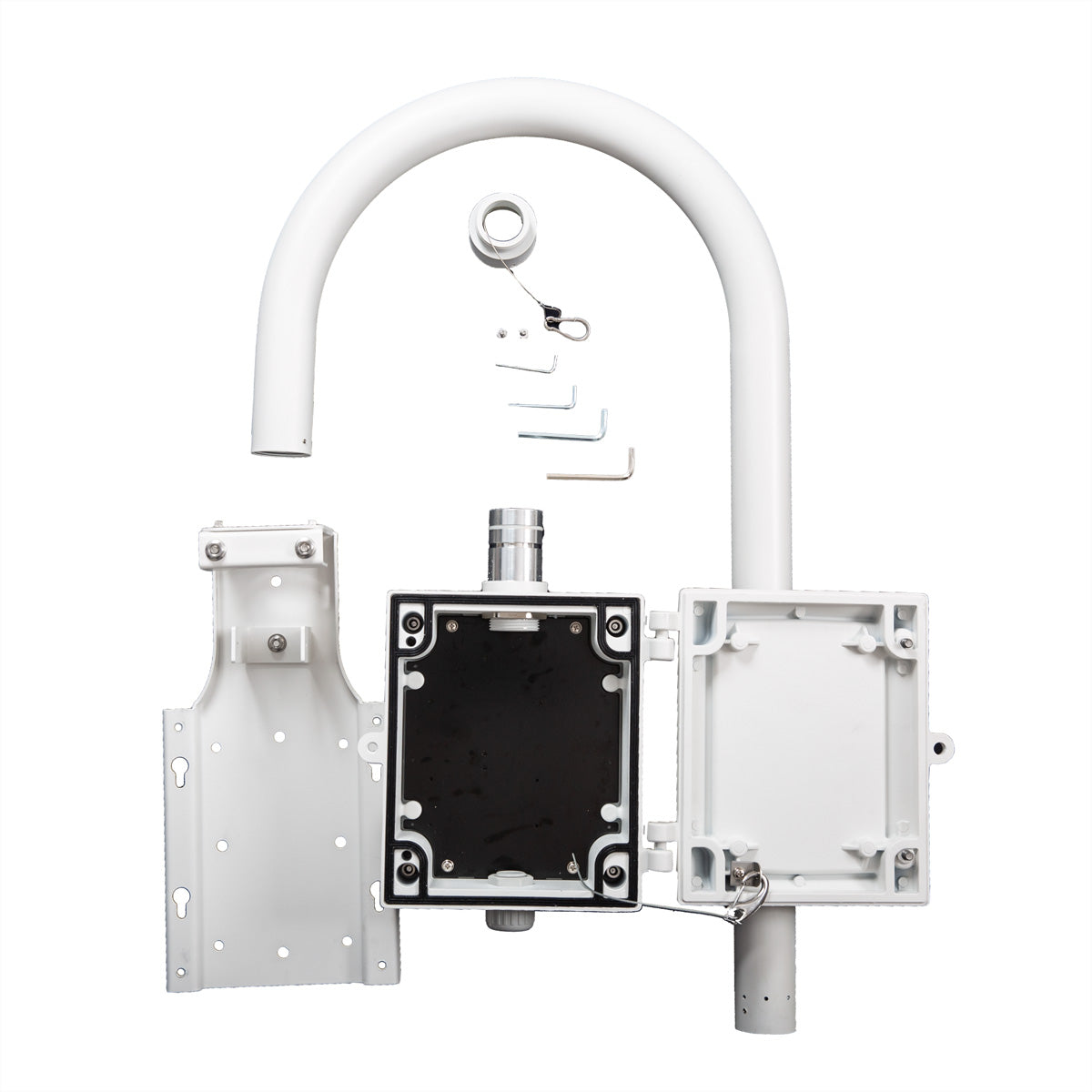 MOBOTIX Brüstungshalter – für MOVE SpeedDome PTZ Kameras – IP66/IK10 – Weiss