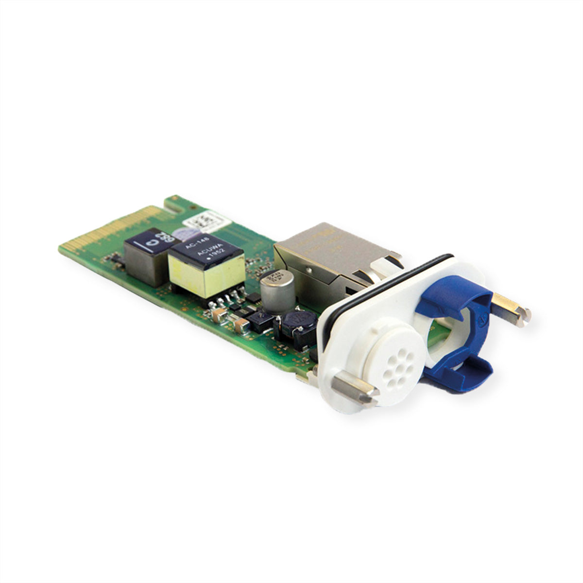 Mobotix S74 RJ-45 Netzwerk-Einschubplatine – 12/24 V DC, passiv – Weiss