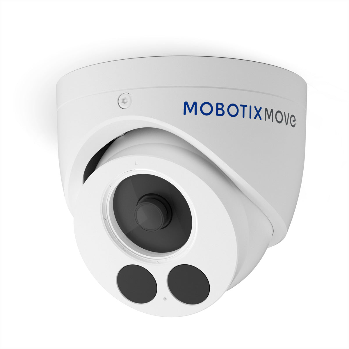 Mobotix MOVE – IP-Domekamera, 1/2,8", 5 MP, 30 fps, PoE, IP67/IK10, weiss