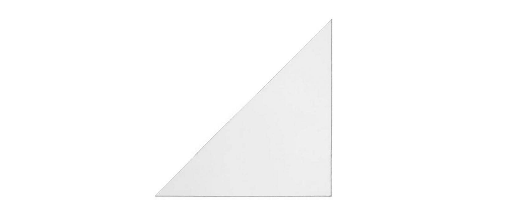 Durable Dreieckstaschen 140 × 140 mm, selbstklebend, transparent – 100 Stück