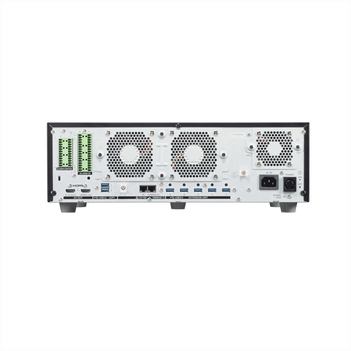 i-PRO NX WJ-NX410KG NVR – 64 Kanäle, 4K, 9× HDD-Slots, RAID 1/5/6, 2× HDMI 4K