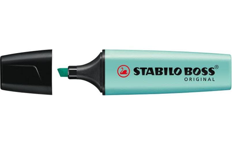 STABILO BOSS Original Textmarker türkis – Keilspitze, 2–5 mm
