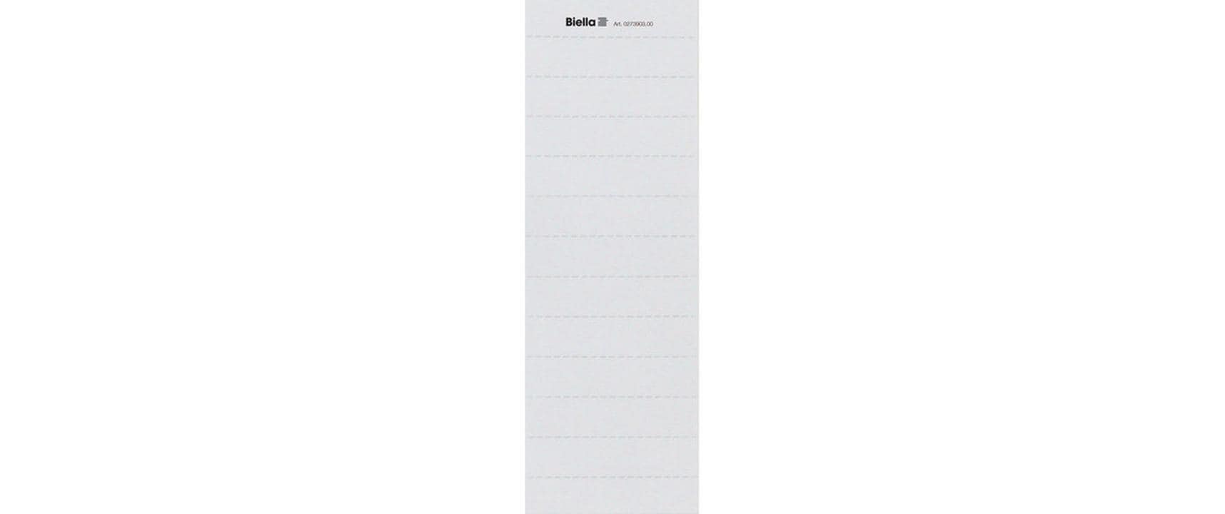 Biella Schuletiketten – 60 × 14 mm, 50 Stk, Papier