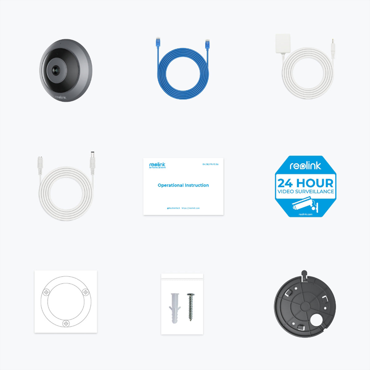 Reolink W520 Fisheye – 6,5 MP – 180° – WLAN – Indoor