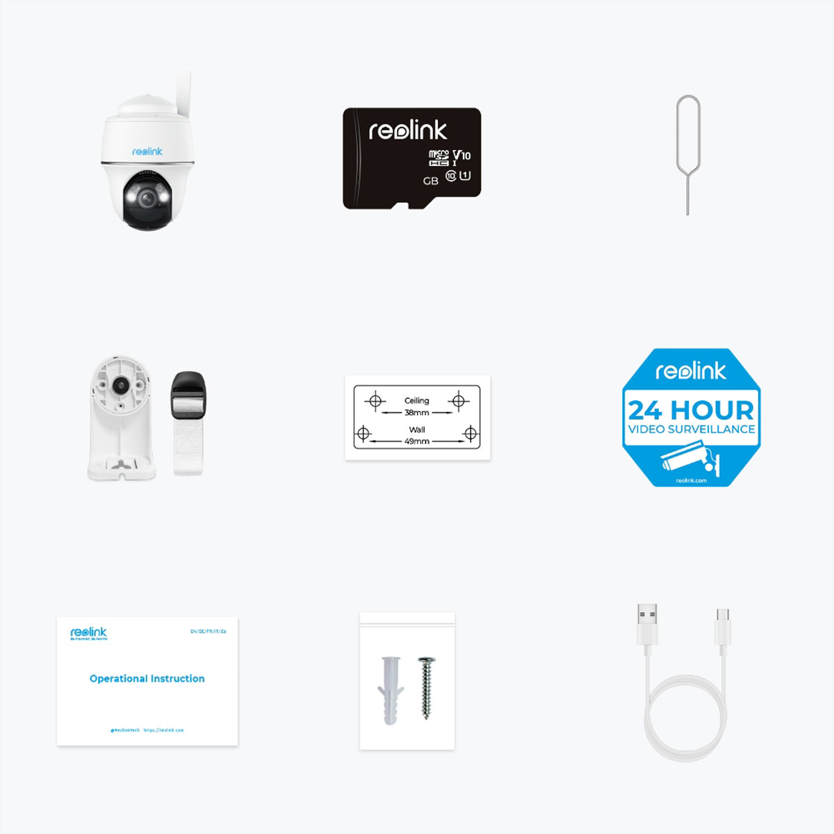 Reolink G430 PTZ – 4MP – 2,8 mm – 4G/LTE – IP64