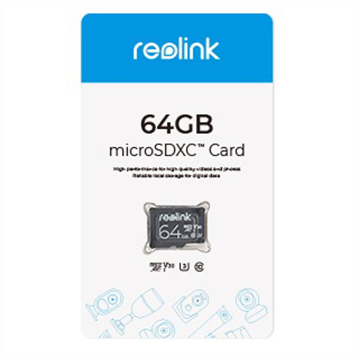 Reolink microSD 64 GB – Klasse 10, V30