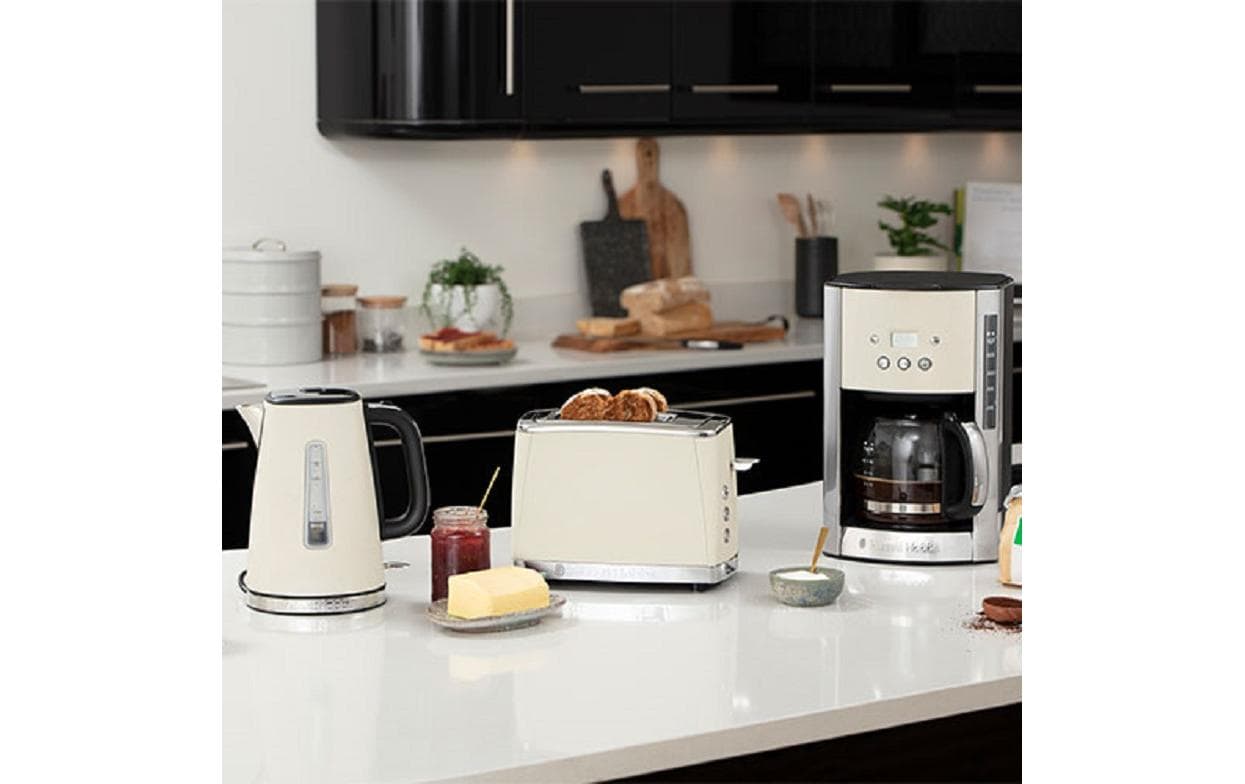 Russell Hobbs Wasserkocher – 1,7 l, Edelstahl, Steingrau, 26960-70