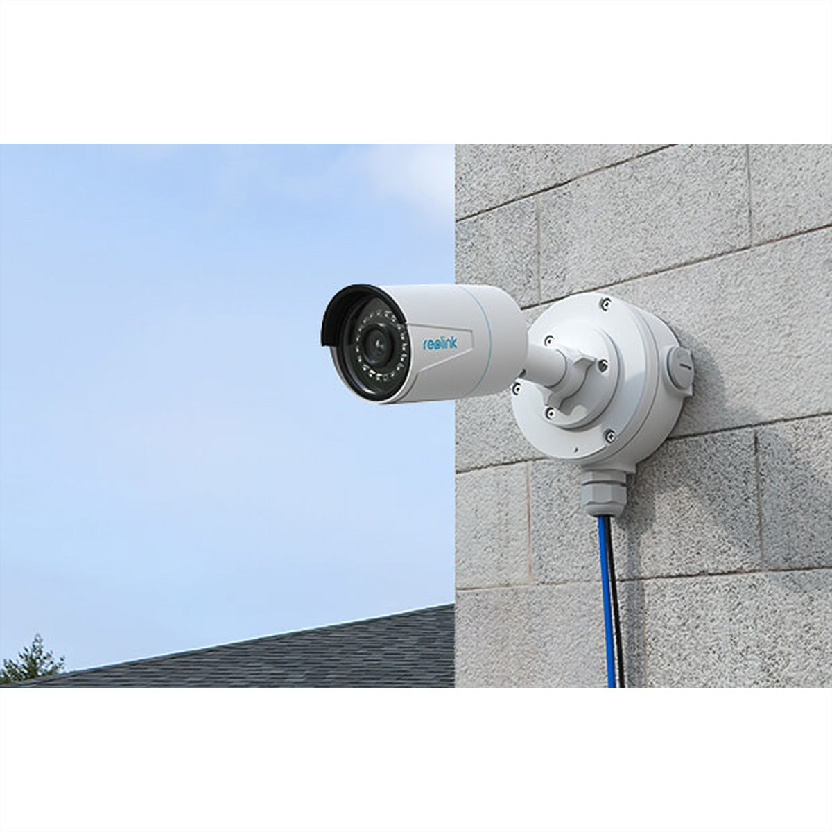 Reolink B10 Anschlussdose – für Reolink B500, B400, RLC-410-5MP und andere – Aussenbereich – 112,5 × 133 × 45,5 mm