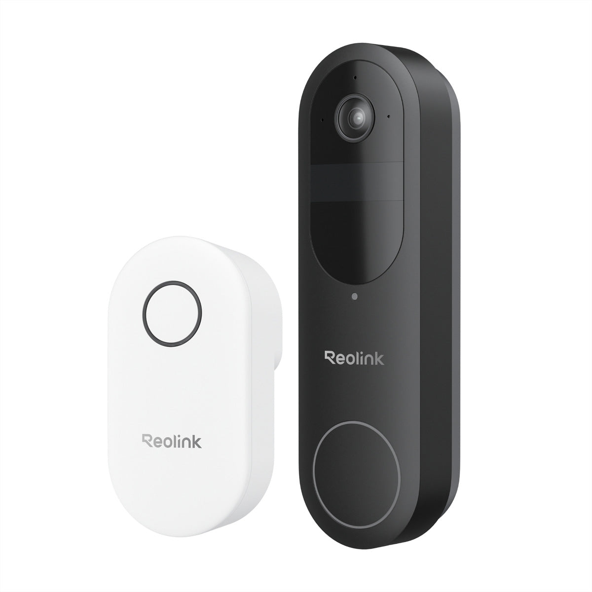 Reolink D340B Video-Türklingel – 5 MP, 2560×1920, 134°, Nachtsicht, WLAN, Akku, Schwarz