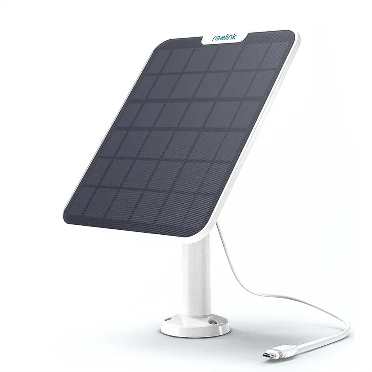 Reolink Solarpanel 3 – 12 W, USB-C, IP65, 4 m Kabel, 204 × 310 × 3,6 mm – für Reolink Kameras – Weiss