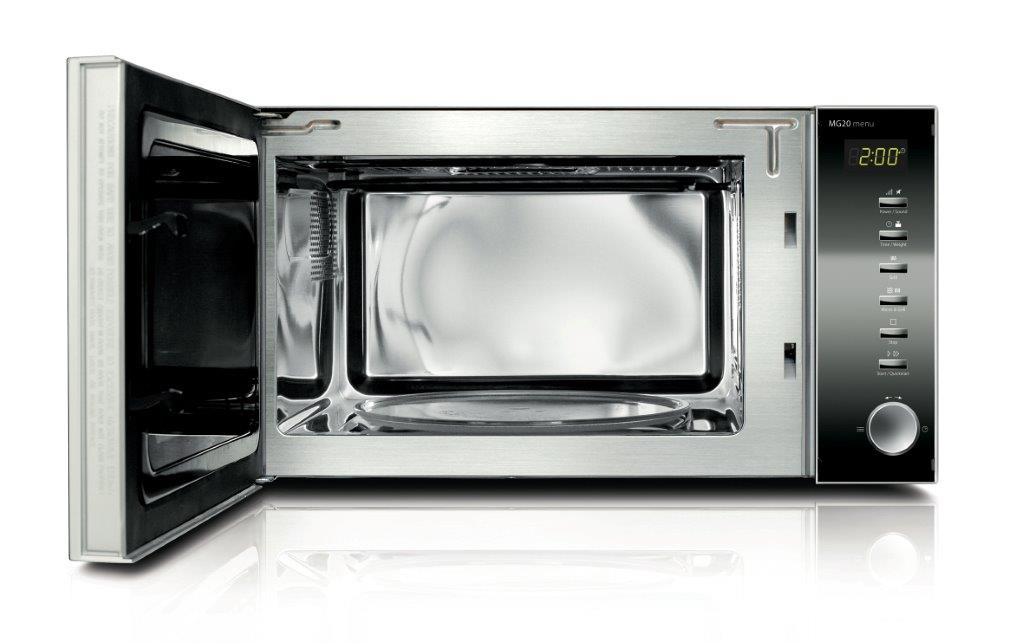Caso Grill-Mikrowelle MG20 Menu – 20 l, Grill, 800 W – Schwarz