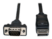 Tripp Lite P581-006-VGA-V2 Kabel DisplayPort zu VGA – aktiv, 1,8 m, schwarz