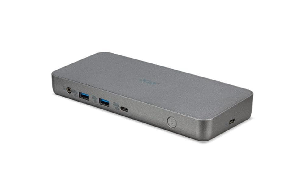 Acer D501 Dockingstation – USB-C, 2× DP, 2× HDMI, 4× USB-A, 2× USB-C, 60 W PD, GbE, 3,5 mm Audio