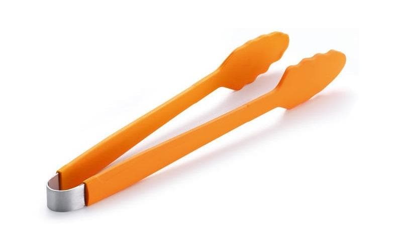LotusGrill Grillzange 33 cm, Edelstahl, Orange, spülmaschinenfest, für LotusGrill, LotusGrill XL