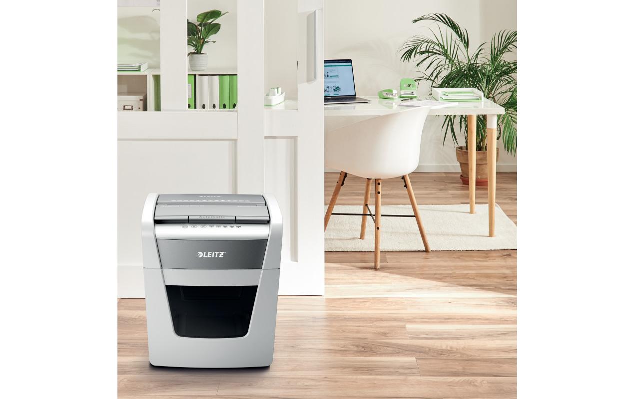 Leitz bürogeräte Leitz IQ Autofeed – Aktenvernichter mit Autofeed 50 Blatt, DIN P-4, Partikelschnitt 4 × 28 mm, 20 l