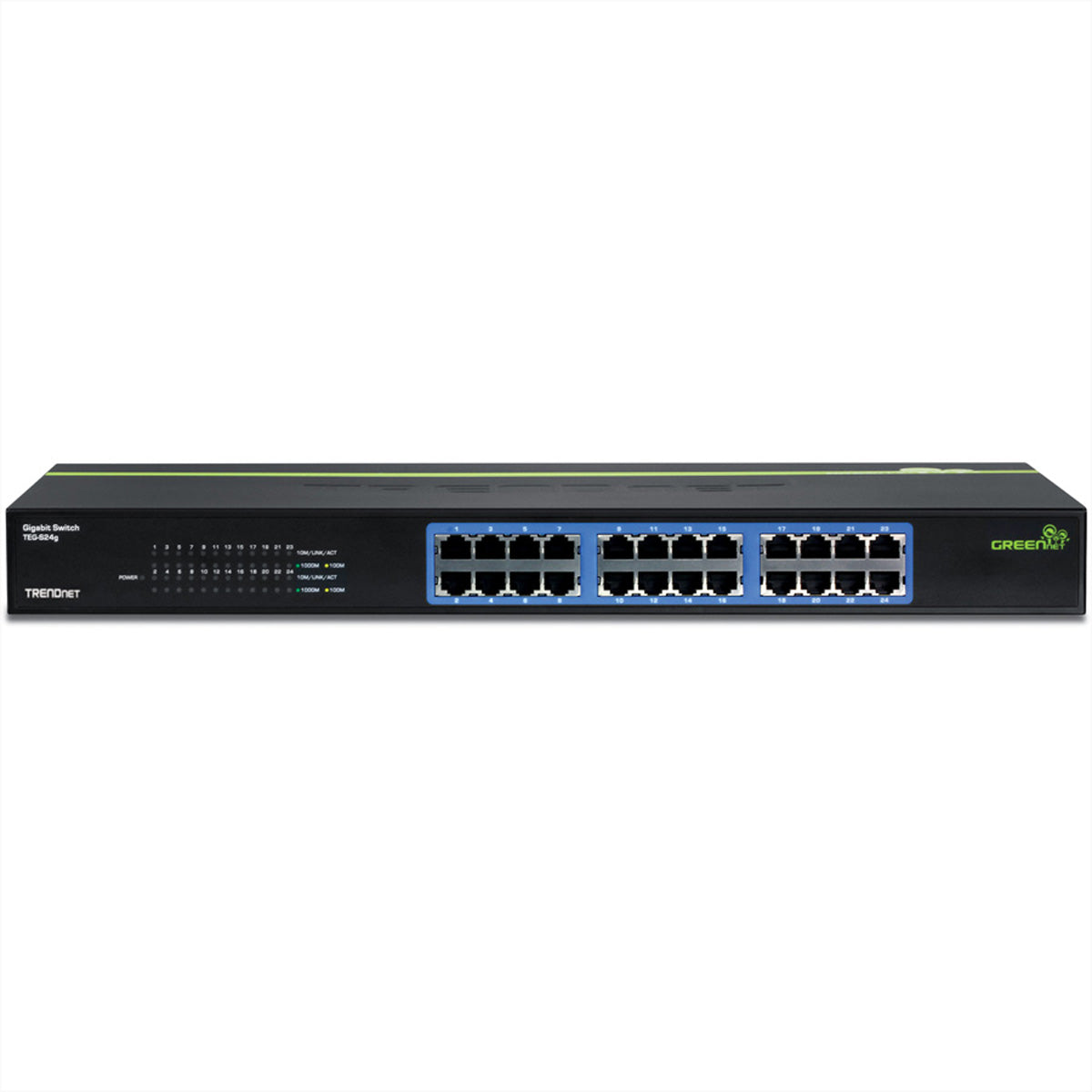 TRENDnet TEG-S24G – Unmanaged Switch – 24× 1G, 19"
