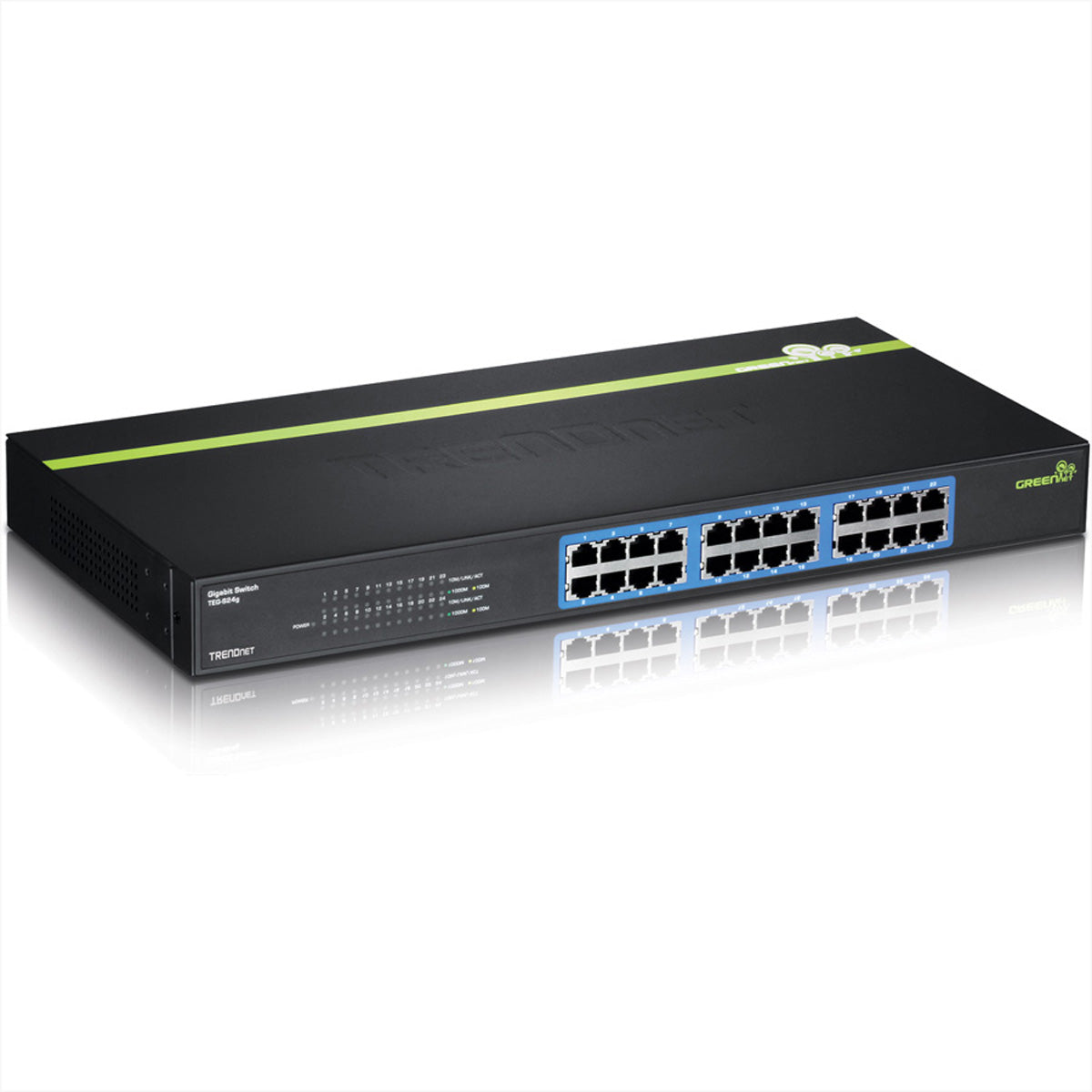 TRENDnet TEG-S24G – Unmanaged Switch – 24× 1G, 19"