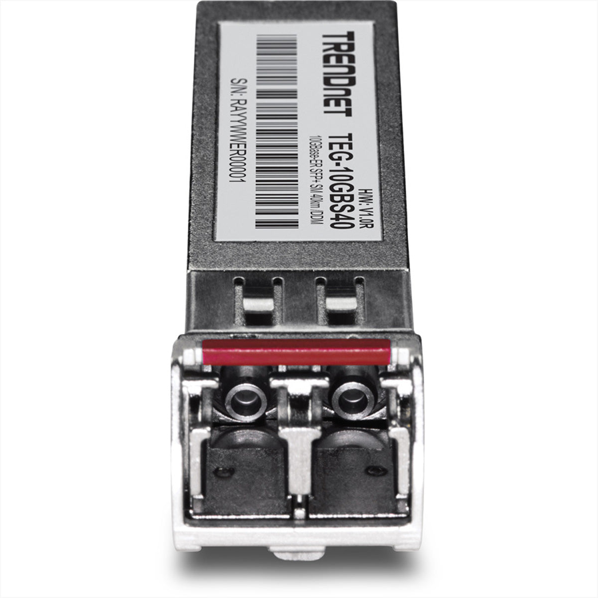TRENDnet TEG-10GBS40 SFP-Transceiver – 10 Gbit/s, Singlemode LC 1550 nm, 40 km, DDM – für SFP+ Slots