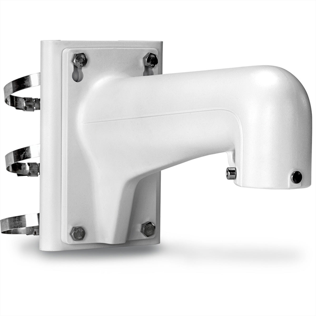 Trendnet TV-HP400 Masthalterung – für Speed-Dome-Kameras (Ø ≤ 12,7 cm) – pulverbeschichtetes Aluminium