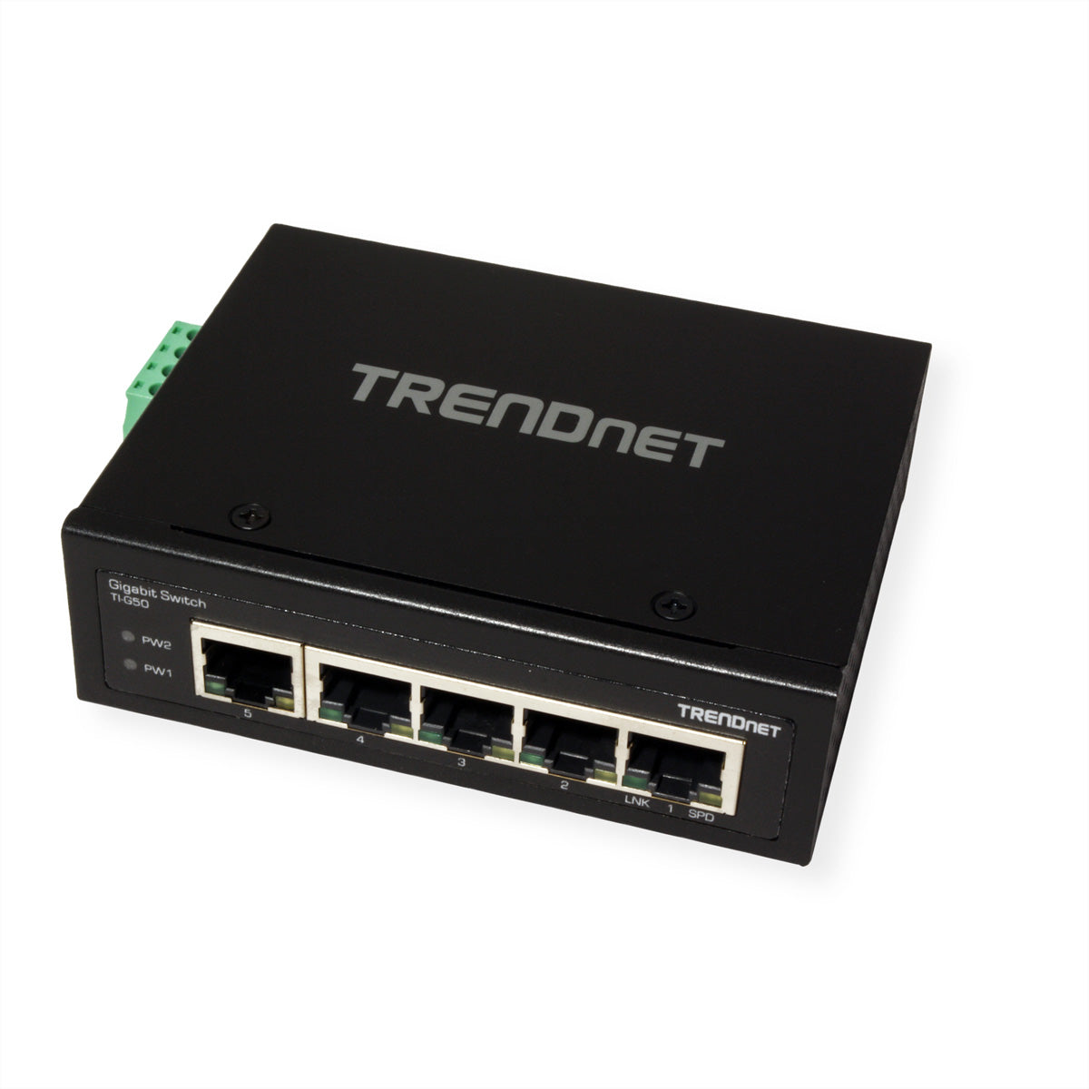 Trendnet TI-G50 – Unmanaged Switch – 5× 1G, DIN-Rail, IP30