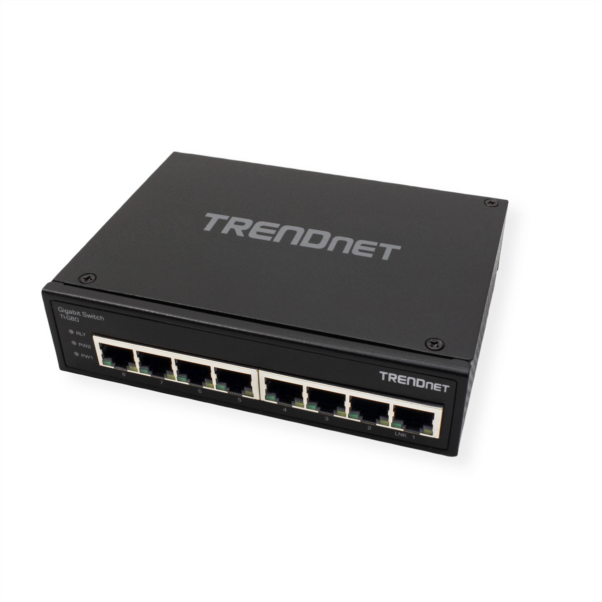 TRENDnet TI-G80 – Unmanaged L2 Switch – 8× 1G, DIN-Rail