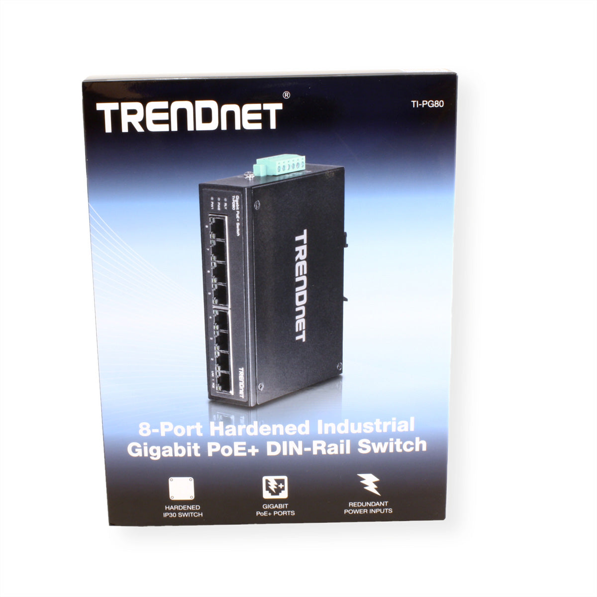 TRENDnet TI-PG80 – Switch – 8×GbE, L2, PoE+ 200 W