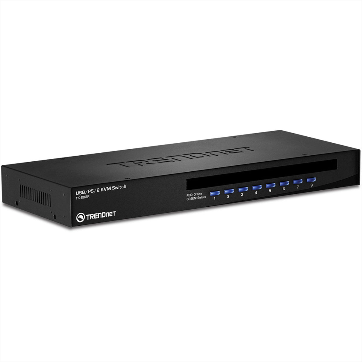 TRENDnet TK-803R – 8-Port VGA KVM-Switch – 2048 × 1536, Rack 1U