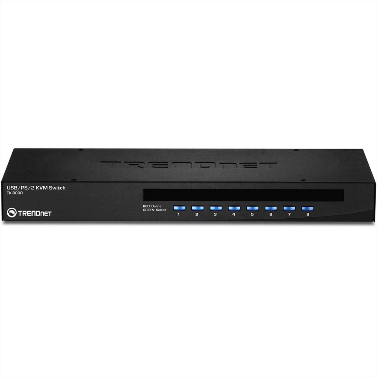 TRENDnet TK-803R – 8-Port VGA KVM-Switch – 2048 × 1536, Rack 1U