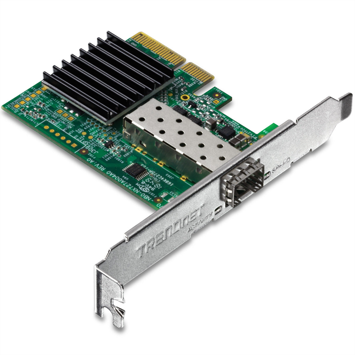 TRENDnet TEG-10GECSFP 10GbE-Karte – PCIe 2.0 x4, 1× SFP+, für Windows, Linux, VMware ESXi