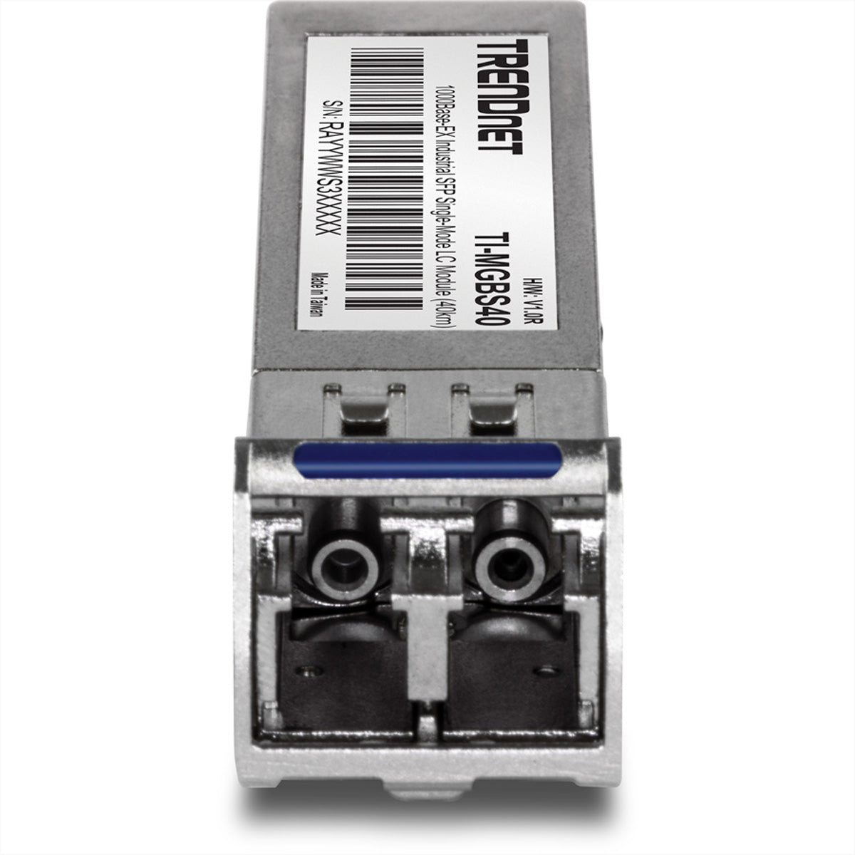 TRENDnet TI-MGBS40 – SFP-Transceiver Single-Mode, 1,25 Gbit/s (1310 nm), LC, 40 km, industriell