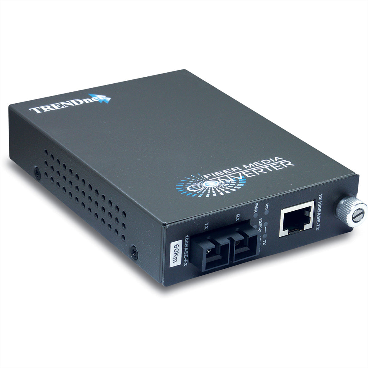 Trendnet TFC-110S60 Medienkonverter SC zu RJ-45 – 100 Mbit/s, Singlemode SC, 1300 nm, bis 60 km