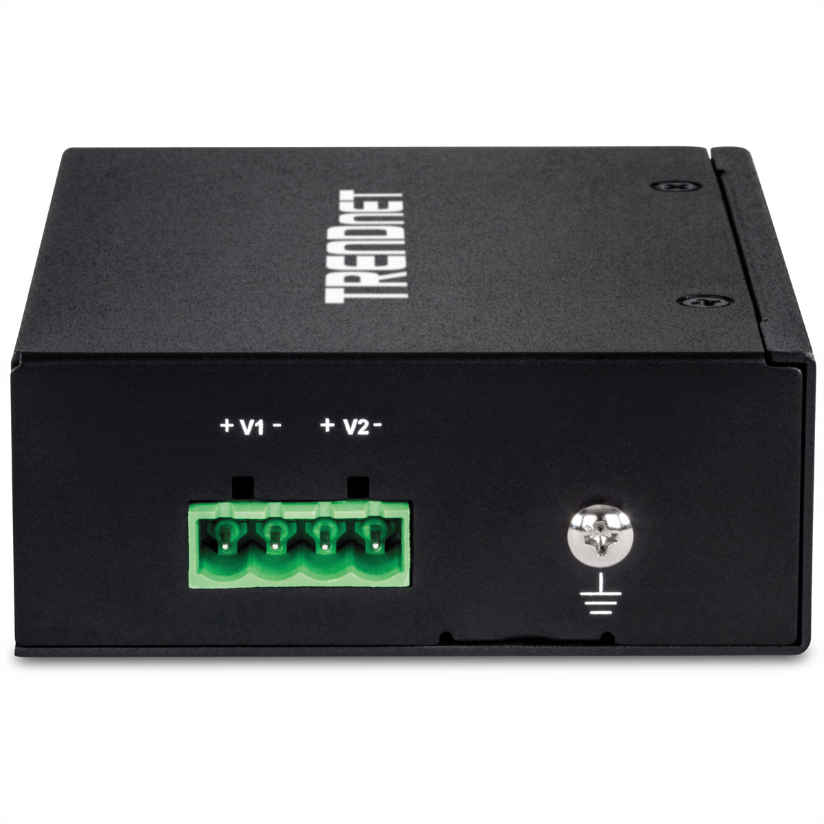 TRENDnet TI-IG90 PoE-Injektor – Gigabit Ethernet, 1× PoE (90 W, IEEE 802.3bt), Hutschiene, IP30, bis 100 m