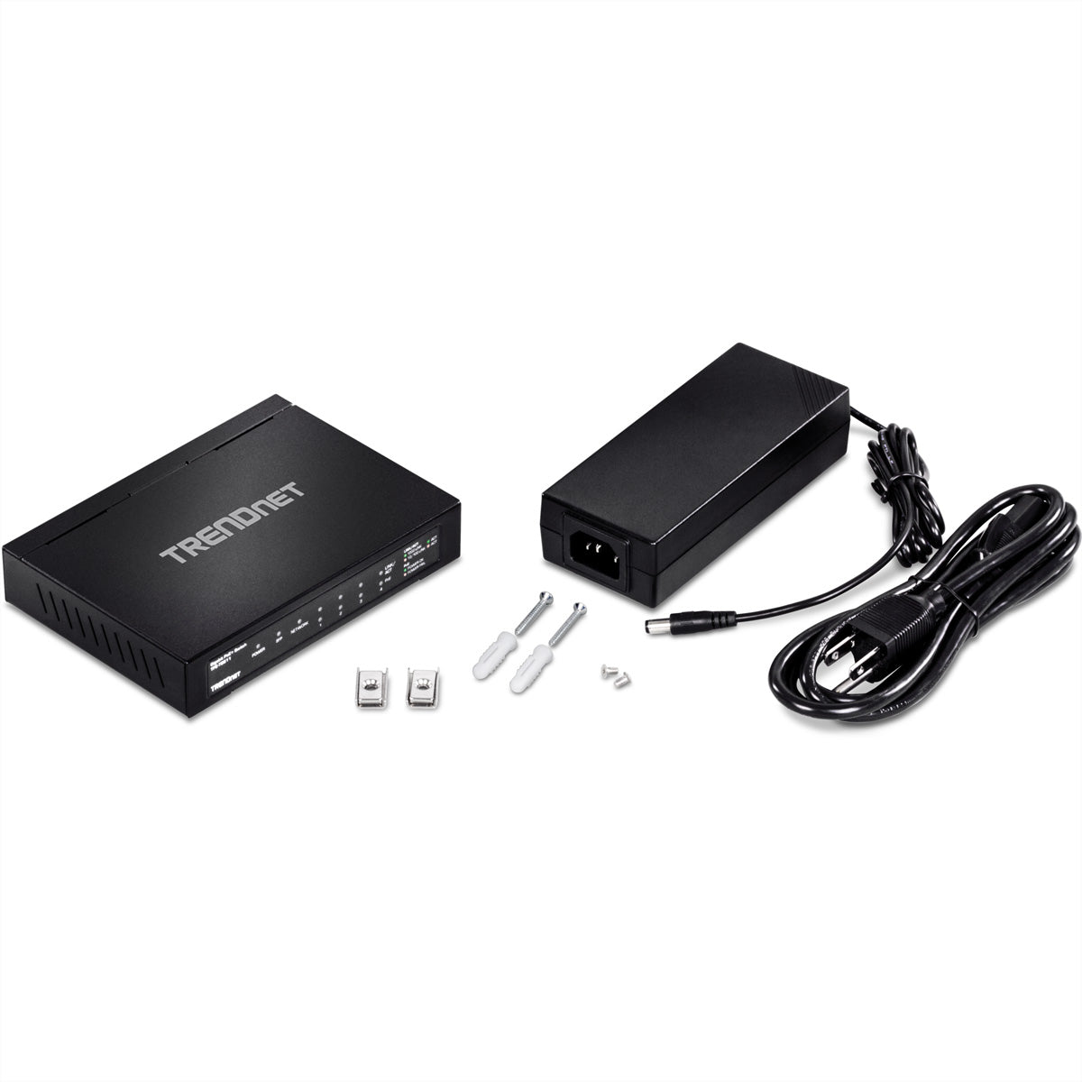 TRENDnet TPE-TG611 – Managed Switch – 5×GbE, 1×SFP, PoE+ 65 W