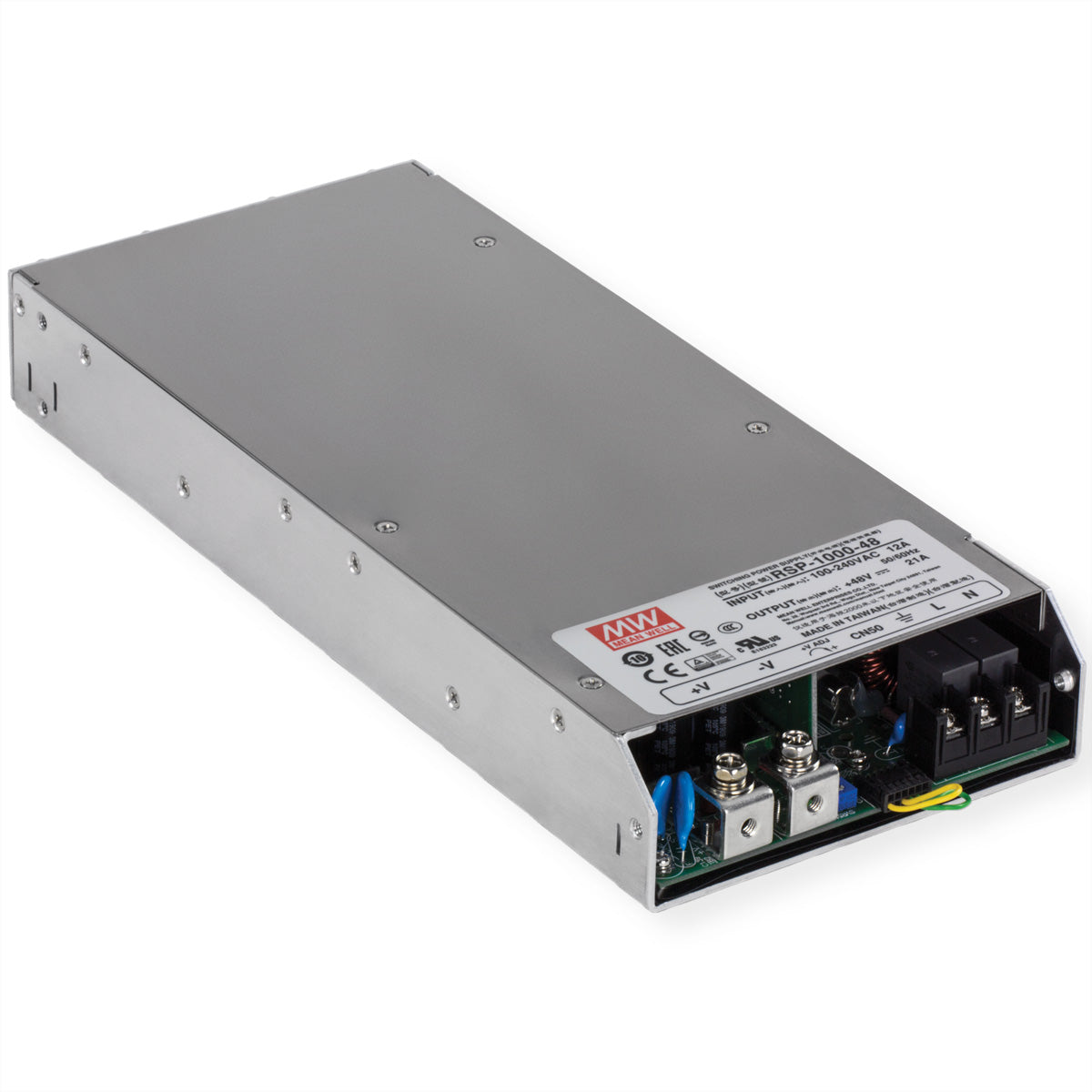 Trendnet TI-RSP100048 Netzteil 1000 W – 48 V DC/21 A, aktive PFC – für PoE-Switches und Wi-Fi-Access-Points