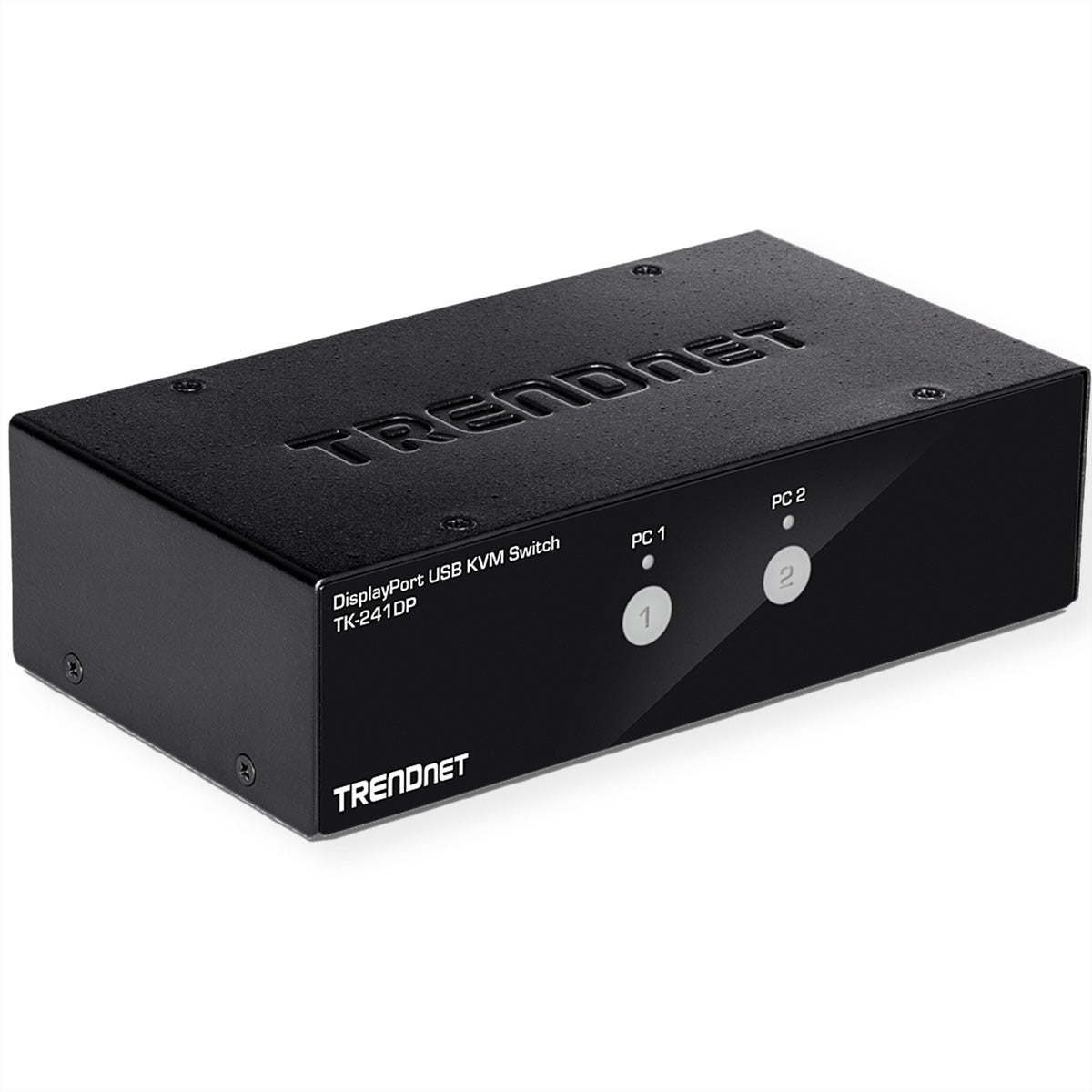 Trendnet TK-241DP – 2-Port DP KVM-Switch – 4K/60 Hz, USB 2.0-Hub, Audio