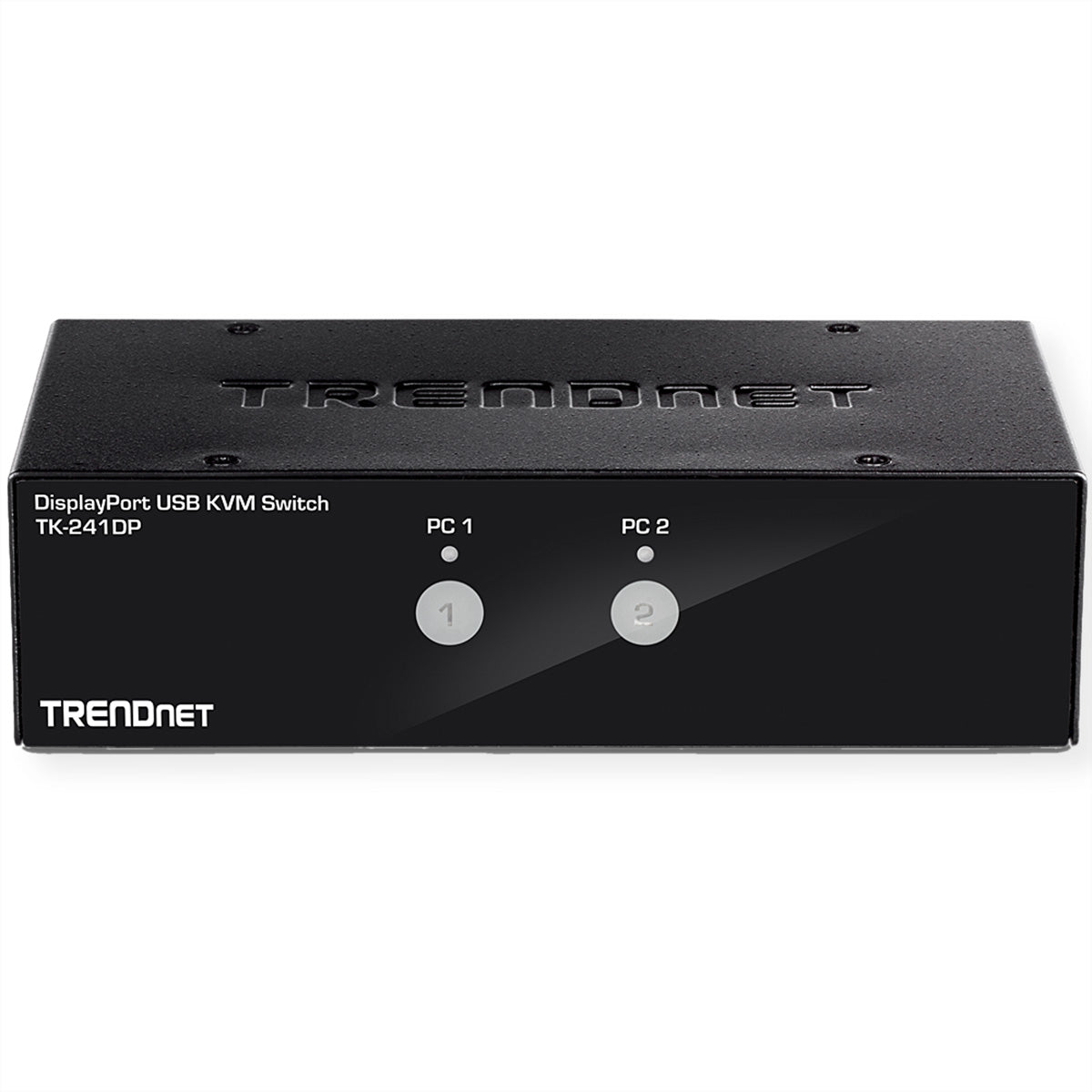 Trendnet TK-241DP – 2-Port DP KVM-Switch – 4K/60 Hz, USB 2.0-Hub, Audio