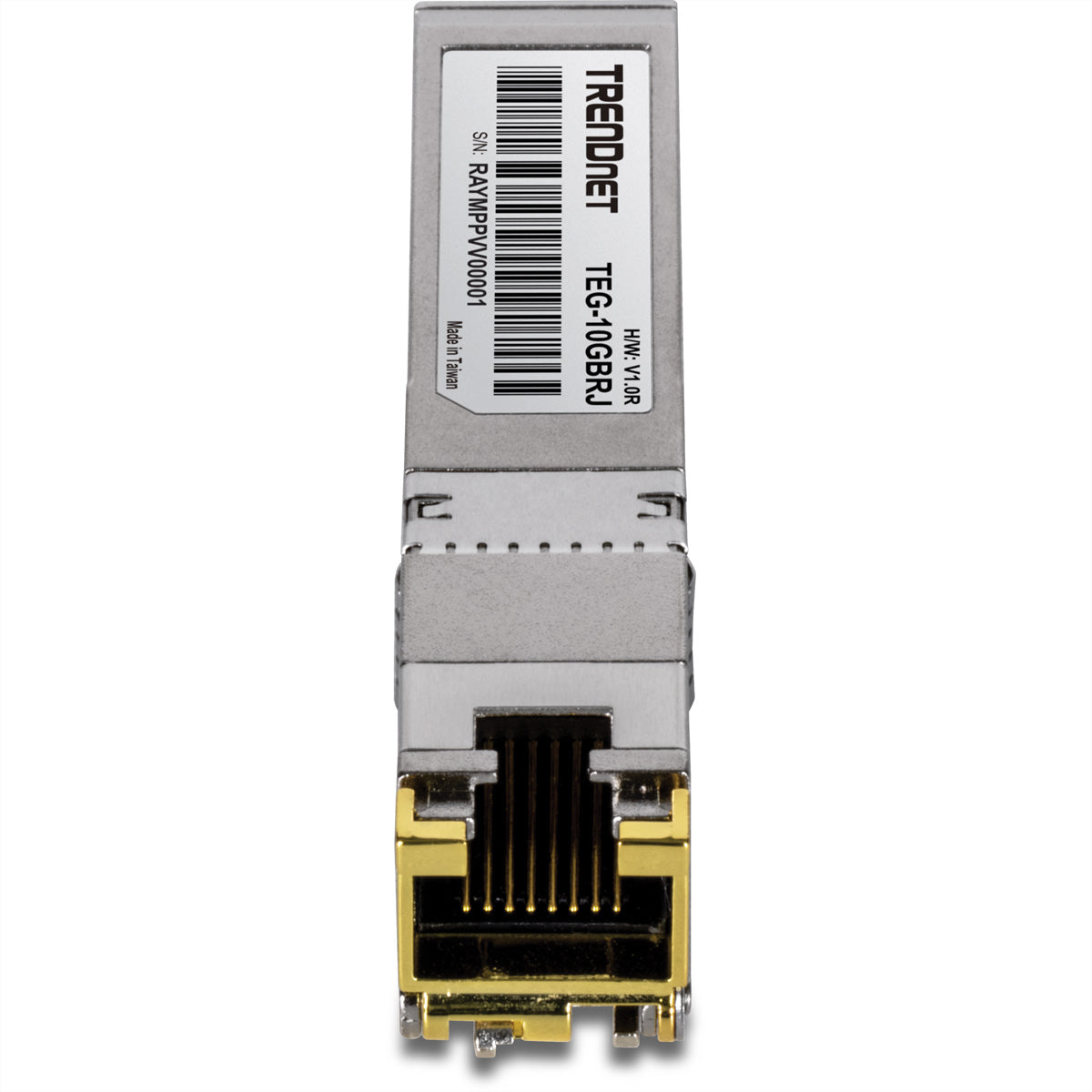 TRENDnet TEG-10GBRJ SFP-Transceiver – 10 Gbit/s, RJ-45 (Kupfer), bis 100 m – für SFP+ Steckplätze