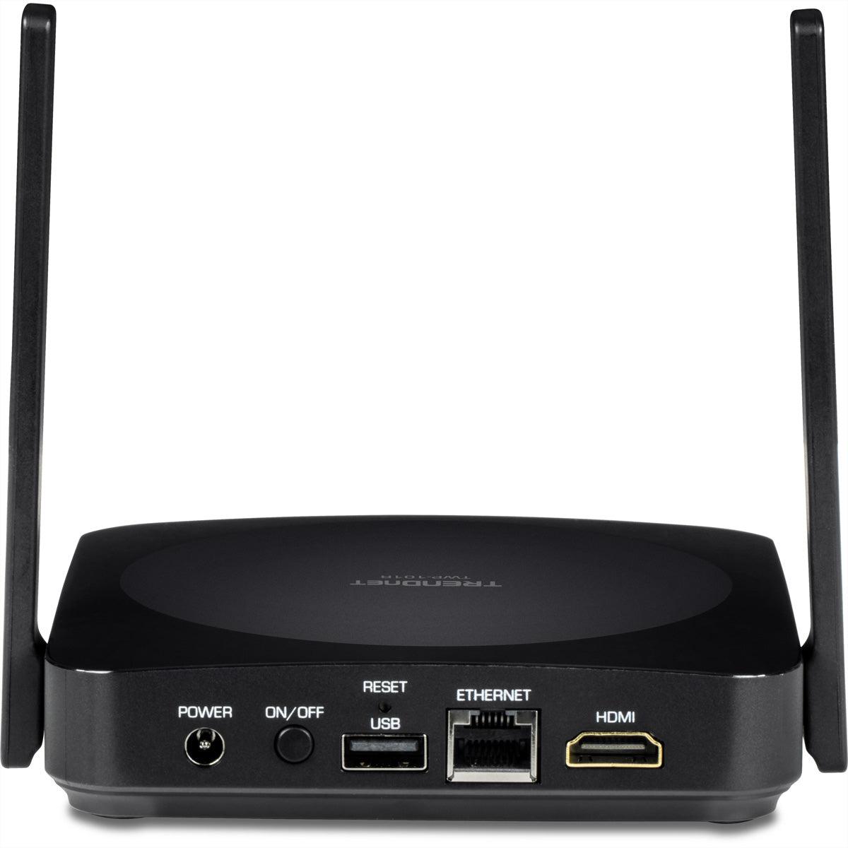 TRENDnet TWP-100R1K – Wireless HDMI Extender Set, 4K@24 Hz, 2× HDMI In/2× HDMI Out, 5.1 Audio, HDCP 1.4, LAN