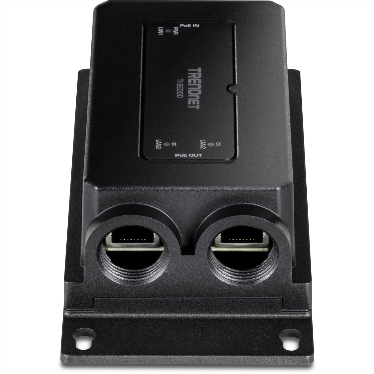 TRENDnet TI-BE200 – PoE-Extender Outdoor (IP67) – 3× RJ-45 1G (1× PoE++, 2× PoE+), PoE-Budget 60 W