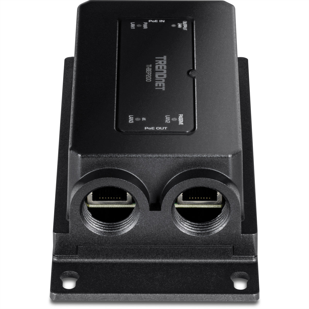 TRENDnet TI-BEP200 – PoE-Extender (Outdoor) – 3× RJ-45 1G, PoE++ (IEEE 802.3bt), PoE-Budget 60 W, IP67