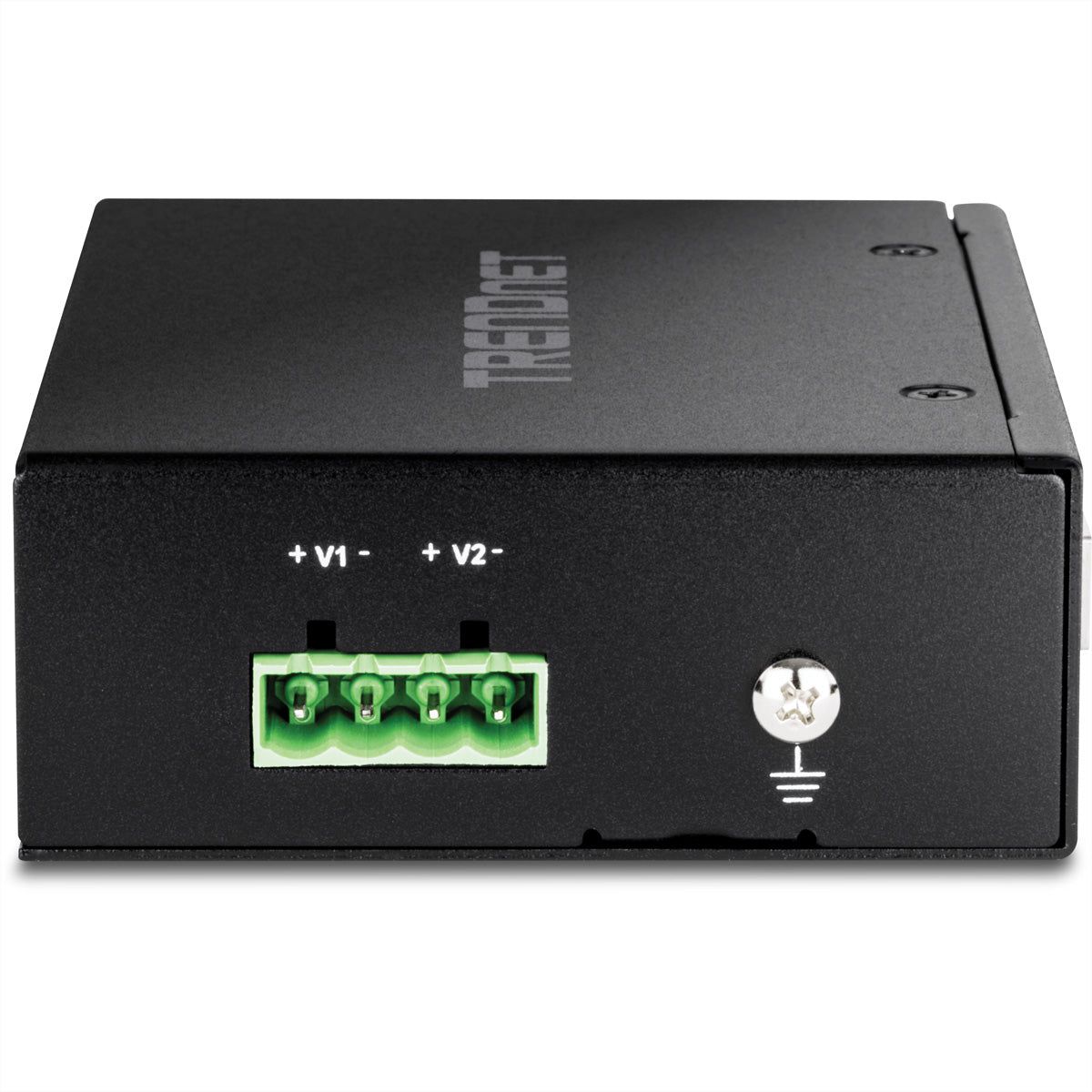TRENDnet TI-BF22SFP – Medienkonverter – 2×SFP, 2×GbE PoE++ 90 W, IP30, DIN-Schiene