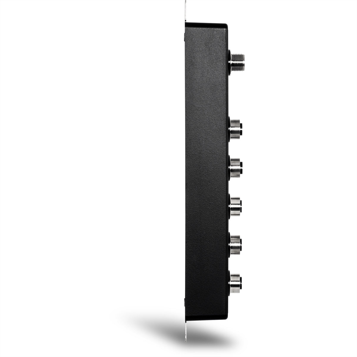 TRENDnet TI-XPG50 – Unmanaged EN50155 Switch – 4× M12 1G PoE+, 1× M12 1G, PoE-Budget 120 W, IP67